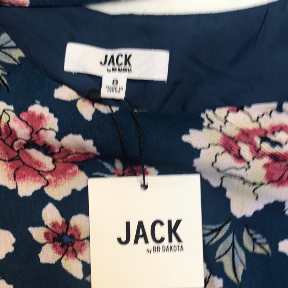 Blue floral rayon dress by Jack By BB Dakota - Picture 4 of 6